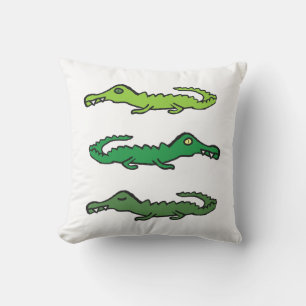 Crocodiles and Alligators Cushion