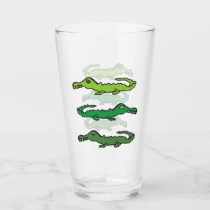 Crocodiles and Alligators Glass