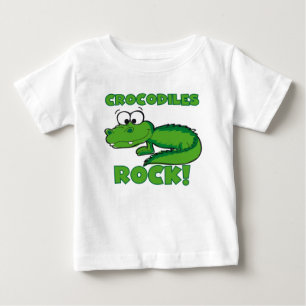 Crocodiles Rock Baby T-Shirt
