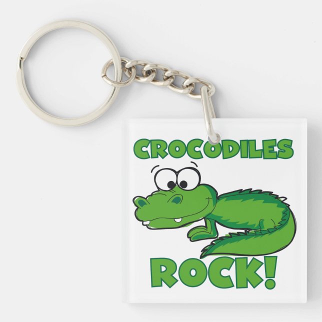 Crocodiles Rock Key Ring (Front)