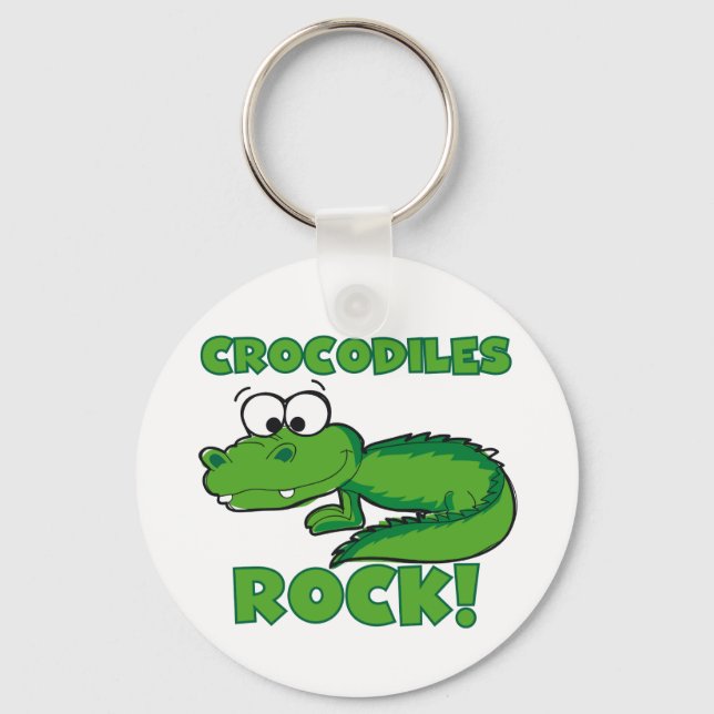 Crocodiles Rock Key Ring (Front)