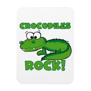 Crocodiles Rock Magnet