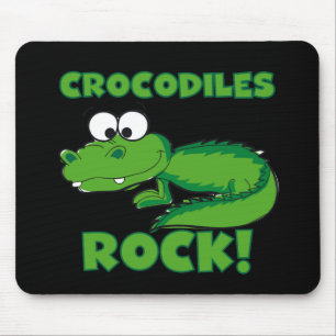 Crocodiles Rock Mouse Mat