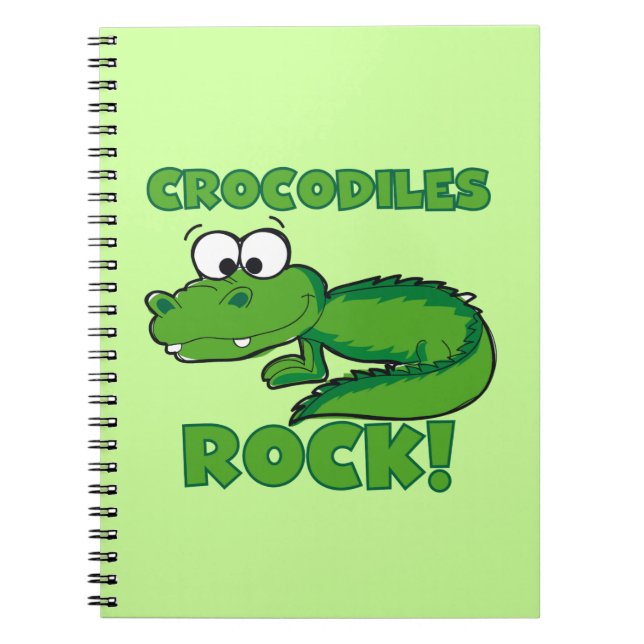 Crocodiles Rock Notebook (Front)