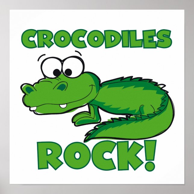 Crocodiles Rock Poster (Front)