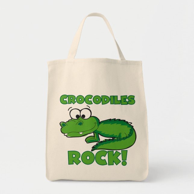 Crocodiles Rock Tote Bag (Front)
