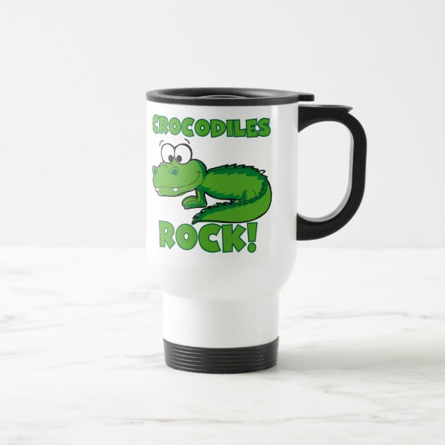 Crocodiles Rock Travel Mug (Right)