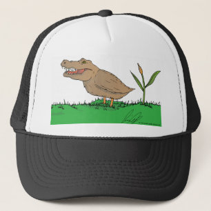 Crocoduck hat in colour!