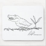 Crocoduck mousepad<br><div class="desc">The crocoduck! Be reminded of creationist stupidity every time you work at your PC or Mac with this crocoduck mousepad!</div>