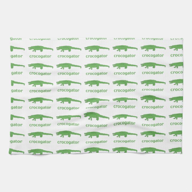 Crocogator towel (Horizontal)