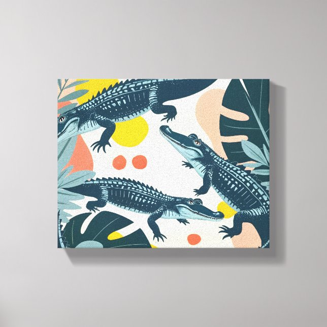 Crocs Canvas Print (Front)