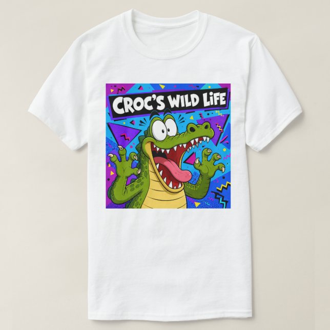 CROC'S WILD LIFE T-Shirt (Design Front)