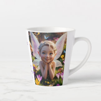 Crocus Fairy  Latte Mug