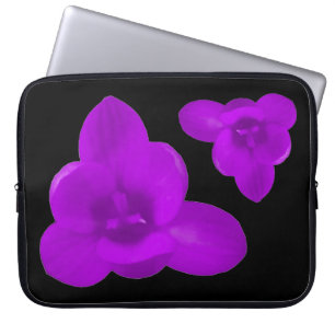 Crocus Flower Purple Laptop Bag