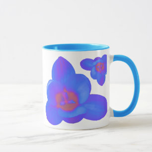 Crocus Flowers Hot and Cold Ringer Mug