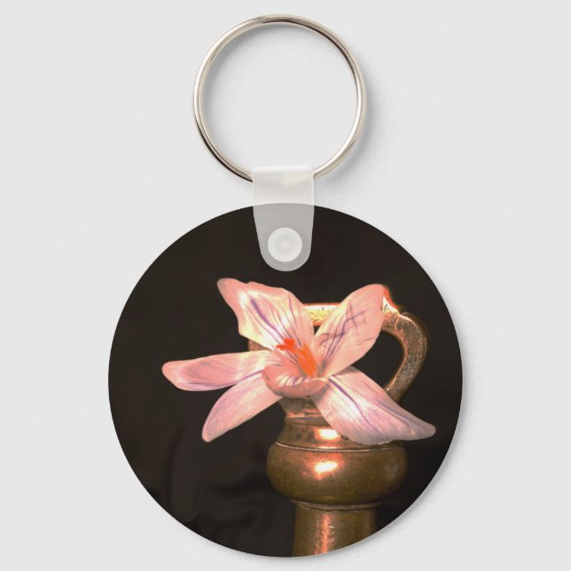 Crocus Flowers Key Ring (Front)