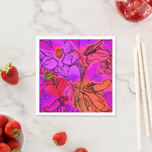 CROCUS FLOWERS NAPKIN