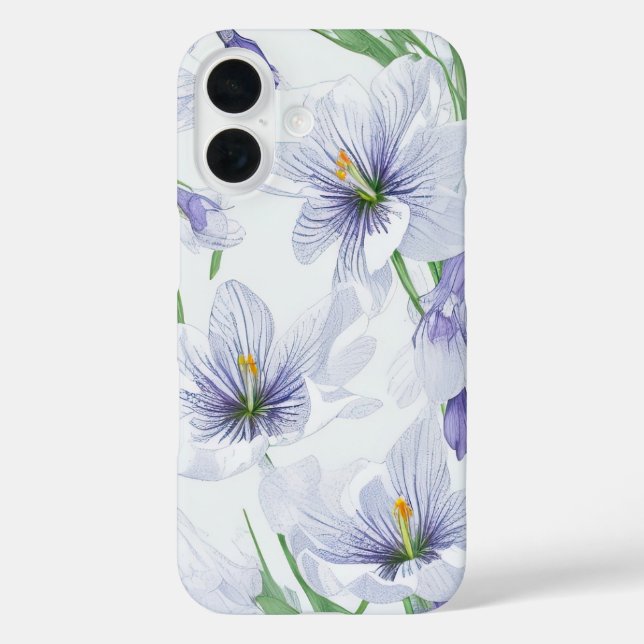 Crocus Flowers Phone Case (Back)