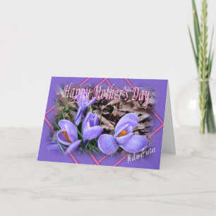Crocus for Mum Card