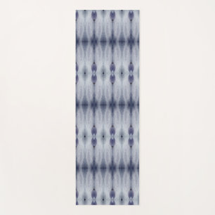 Crocus Ikat 5 Fog Yoga Mat