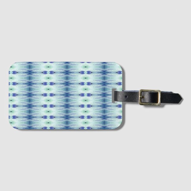 Crocus Ikat 5 Recoleta Luggage Tag (Front Horizontal)