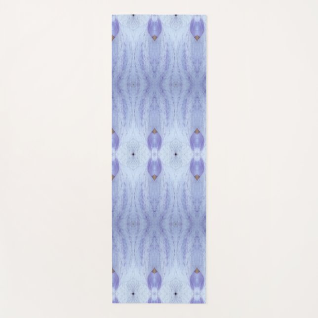 Crocus Ikat Pouf Yoga Mat (Front)
