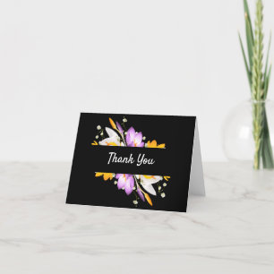Crocus Thank You Card
