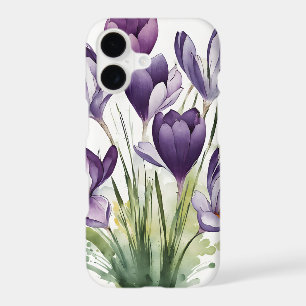 Crocus - Watercolor flowers
