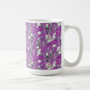 Crocuses, Floral Botanical Pattern Garden Flowers Coffee Mug
