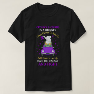 Crohn's And Colitis Awareness Is A Journey T-Shirt