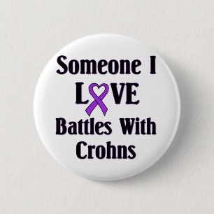 Crohns Disease 6 Cm Round Badge