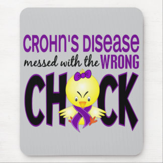 Crohn's Disease Messed With The Wrong Chick Mouse Mat