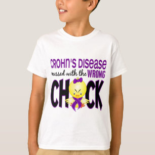 Crohn's Disease Messed With The Wrong Chick T-Shirt