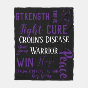 Crohn's Disease Warrior blanket