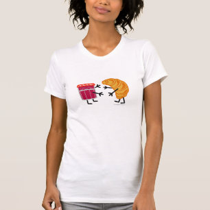 Croissant and Jam - Customisable T-Shirt