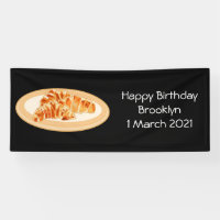 Croissant cartoon illustration