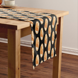 Croissant cartoon illustration  short table runner