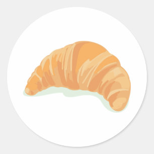 Croissant Classic Round Sticker