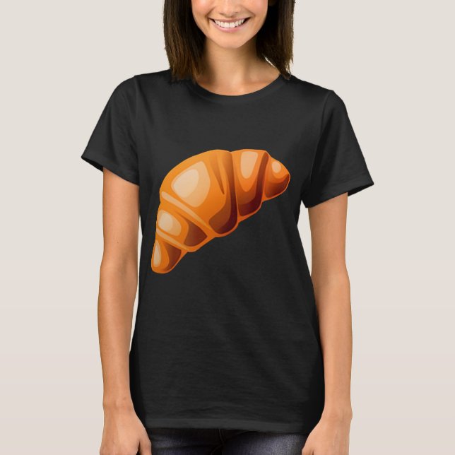 Croissant Costume Cute Fancy Dress Costumes Women  T-Shirt (Front)