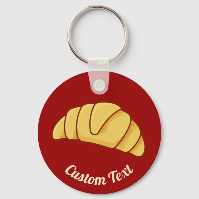 Croissant Keychain (Front)