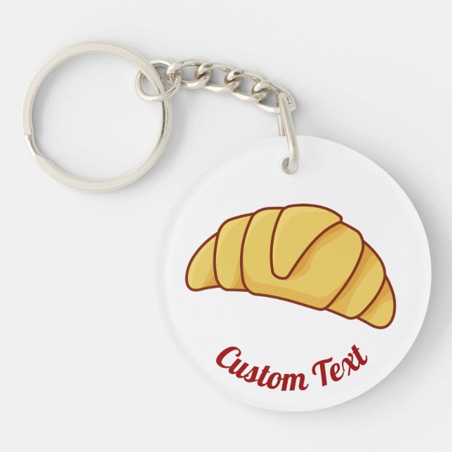Croissant Keychain (Front)