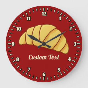 Croissant Large Clock