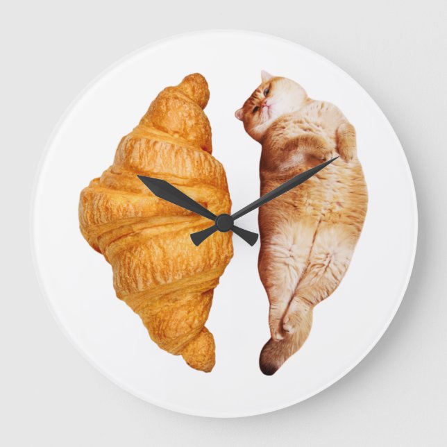 Croissant Large Clock (Front)
