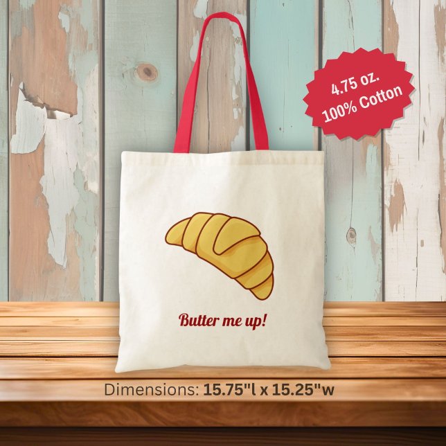 Croissant Large Tote Bag (Creator Uploaded)