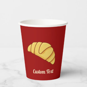 Croissant Paper Cups