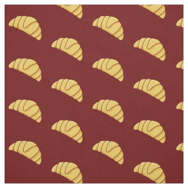 Croissant Pattern Fabric (Swatch)