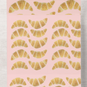 Croissant Rose Watercolour All In One Invitation