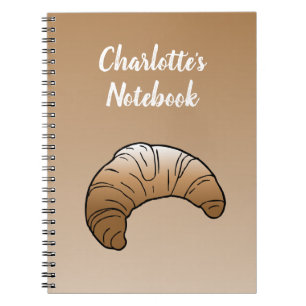 Croissant Spiral Photo Notebook