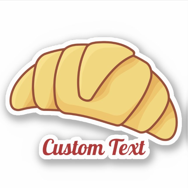 Croissant Sticker (Front)
