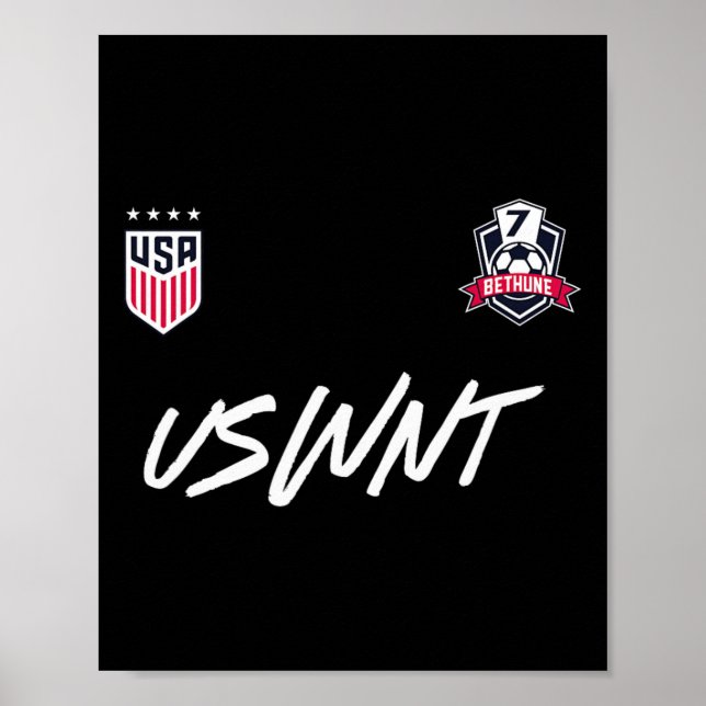 Croix Bethune 20 Navy Uswnt Officially Licensed  Poster (Front)